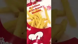 Eating at Jollibee Al Ain Mall UAE 🇦🇪 Abudabhi