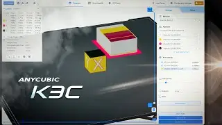 Anycubic Kobra 3 Combo &mdash; цветной 3D-принтер &mdash; нарезка