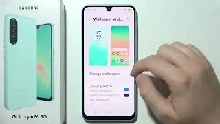 SAMSUNG Galaxy A26 5G: How to Turn Off Wallpaper Dim