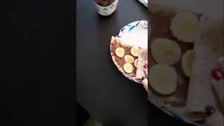 NUTELLA BANANA TORTILLA WRAP SNACK HACK