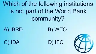 General Knowledge MCQ: GK MCQ Question and Answer on World Bank