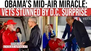 Barack Obama Shocks Veterans With Heartfelt Welcome Aboard Honor Flight to Washington, D.C.