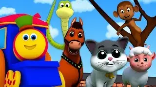 Bob suoni animali canzone | Animal Sound Song | Bob The Train Italiano | Filastrocche per bambini