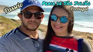Passeio na Praia de São Julião em Mafra/Sintra (Portugal)