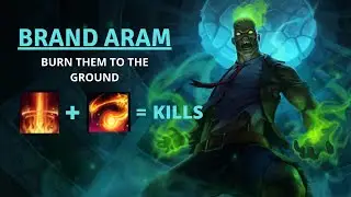 This Champion Probably Does The Highest Damage In ARAM?? - Brand ARAM - Leveling up new account