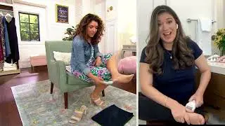 Blushly Re-Chargeable Callus Remover w/Extra Rollers Auto-Delivery on QVC