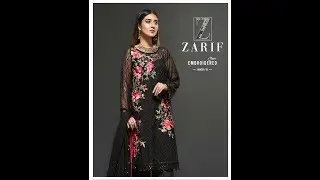 ZARIF CHIFFON |  EMBROIDERED COLLECTIONS 2019 | DRESS TAGZ