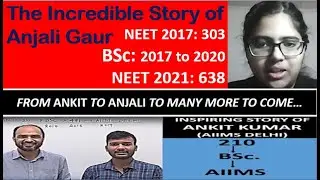 Anjali CRACKED NEET 2021 with BSc (638/720) - Still in Doubt on whether you CRACK NEET with BSc?