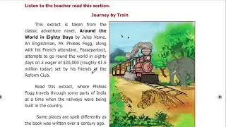 Journey by train | Section 1,2,3  | 7- th  English | Term 3 | Unit-1 Prose
