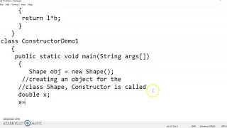 ConstructorDemo