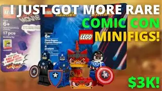 Unboxing Four RARE LEGO MARVEL Comic Con Minifigures and More!