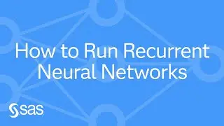 SAS Demo | How to Run Recurrent Neural Networks in SAS Visual Forecasting