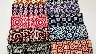 🍁 *Premium Cotton Fabric Elegent Self Concept Top Wax Batik With Bottom & Dupatta 