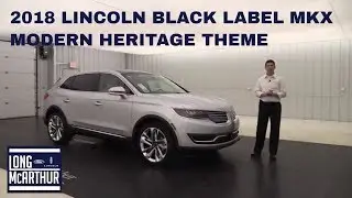 2018 LINCOLN BLACK LABEL MKX MODERN HERITAGE 18223T