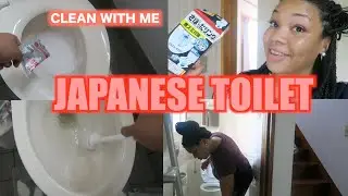 HOW TO CLEAN A JAPANESE TOILET CLEAN JAPANESE BATHROOM WITH ME!