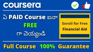 Coursera Financial Aid | Free courses in Coursera | Free Professional Certificates