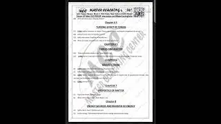Master Coaching center Physics target paper for class 9th 2023-2024