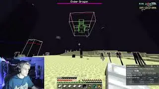 xQc Destroys Forsen's Record Sub 17min Speedrun in Minecraft