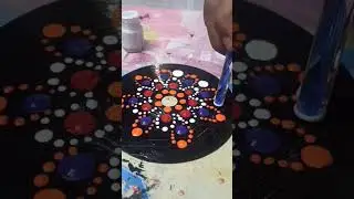 CD painting# old CD craft ideas#Dot Mandala art # Tanvi's Times