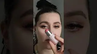 trying in the sheglam buttery Bliss blush stick in love cake #makeup #sheglam #youtubeshorts
