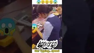 Fastest 🥵 typing by Chinese Girl |#shorts #respect