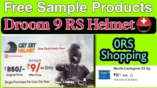 Free Sample products Buy link | Free Shopping offer and New Droom 9 Rs Helmet Sale