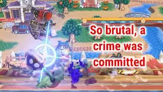 So brutal, a crime was committed