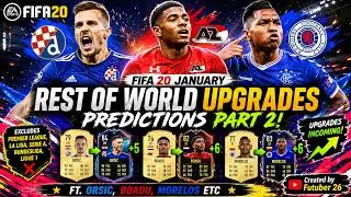 FIFA 20 | JANUARY REST OF WORLD UPGRADES PREDICTIONS PART 2! FT. ORSIC, BOADU, MORELOS ETC(FIFA 20)