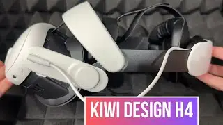 KIWI design H4 Boost Battery Halo Head Strap Compatible with Meta Quest 3 or Meta Quest 3S Unboxing