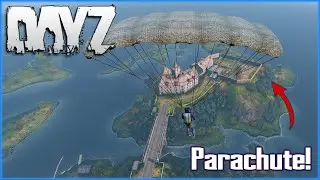 Parachute from HUGE heights in DayZ | Mod Showcase | Admirals Parachute