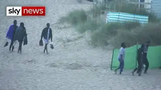 Channel migrants abandoned by smugglers
