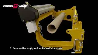 Replacing film rolls | Wrapping arm 1 | Cross Wrap