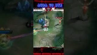BEATRIX KABUKI SNIPER NYA AUTO AIM NIH..!! AURA VS BTR #mlbb #mplids12 #shorts