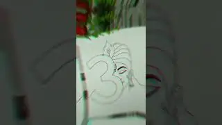 Lord Krishna beautiful easy drawing🥰🥰🥰#radhakrishna #shorts #govardhan