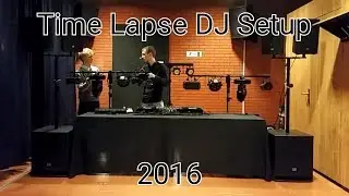 Time lapse mobile DJ setup - Drive-in show