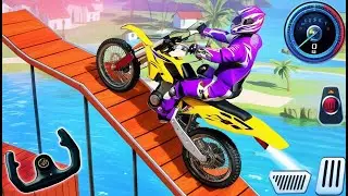 Bike Racing Tracks Simulator 3D - Motor Bike Motocross Impossible Driving - Android GamePlay #32