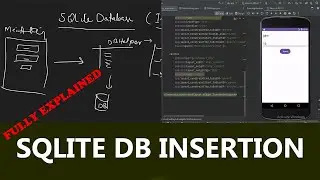 Insertion in SQLite | CRUD Operations | Android Studio | Fully Explained | Saqlain Amin