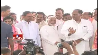 Nalgonda MP Gutha, Vinod and Vivek Join TRS in Presence of CM KCR | HMTV