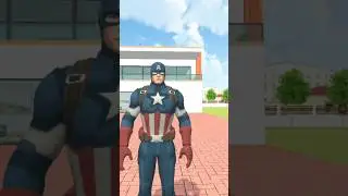 Captain American Character In Indian Theft Auto#viralvideo#gaming#indianbikedriving3d#shorts#ibd3d