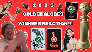 2025 Golden Globe Winners REACTION!!!