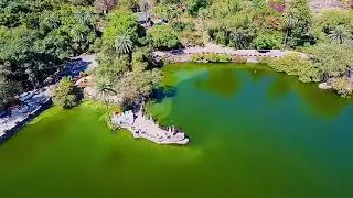 Mount abu nakki lake drone shot 4k