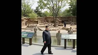 Kim Jong Un is visiting the zoo! #ai #kimjongun