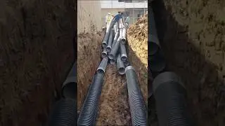 Electric Cable जाने के लिए Dwc pipe line fitting how to Dwc pipe line fitting #plumberwork #plumbing