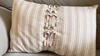 CUSCINO FAIDATE ✂️FACILE PER PRINCIPIANTI 🧵con fascia decorativa🤍