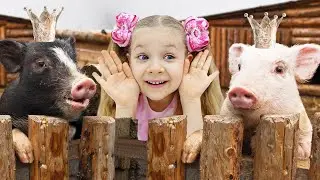Diana y Roma Visitan un Zool&oacute;gico de mascotas, un Colmenar y otros Lugares interesantes