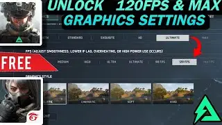 How To Unlock 120FPS and MAX GRAPHICS SETTINGS in DELTA FORCE MOBILE! ( Easy & 100% Working )