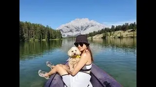 Kayak with us and our dog in Alberta