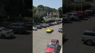 #shorts 1960s Ford Mustang convertible driving in Connecticut