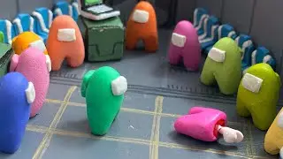 Among Us Clay Art - Waiting Room