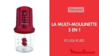 MOULINEX | Multi Moulinette 3 en 1 : &eacute;mince, h&acirc;che et mixe vos ingr&eacute;dients &agrave; la perfection !